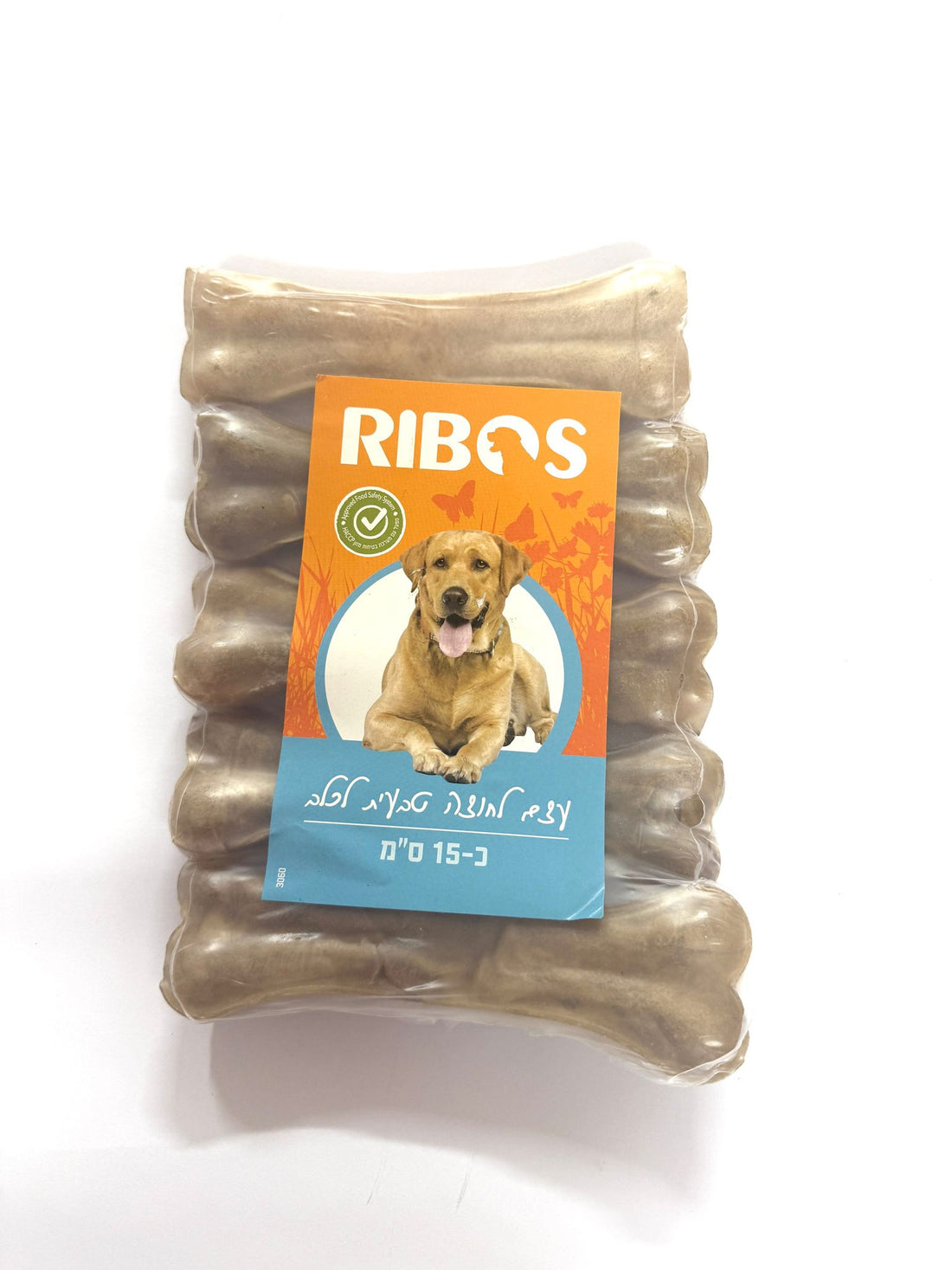 עצמות לעיסה ריבוס 15 ס"מ
