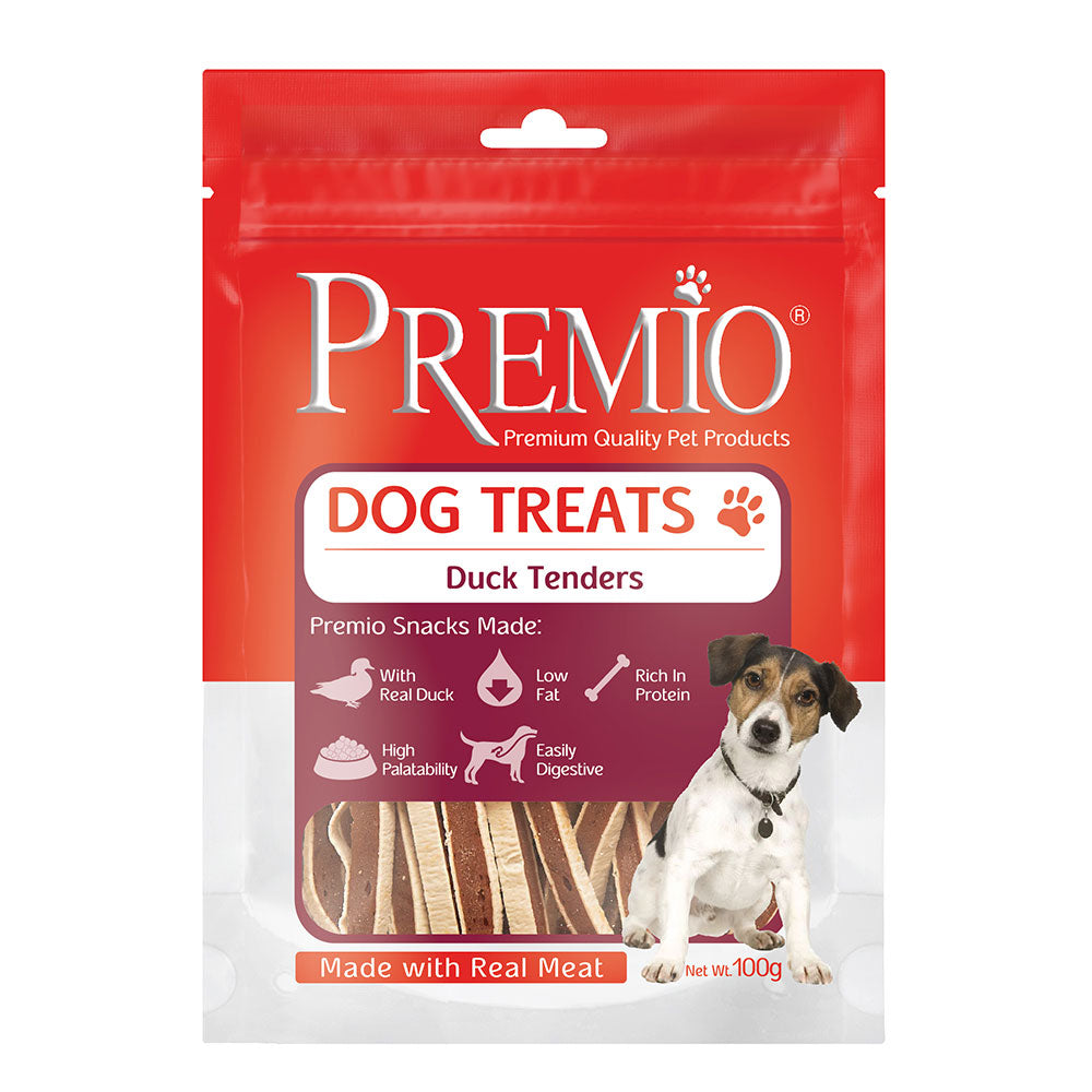 חטיף פרמיו לכלב ברווז ודג זהבון 100 גרם