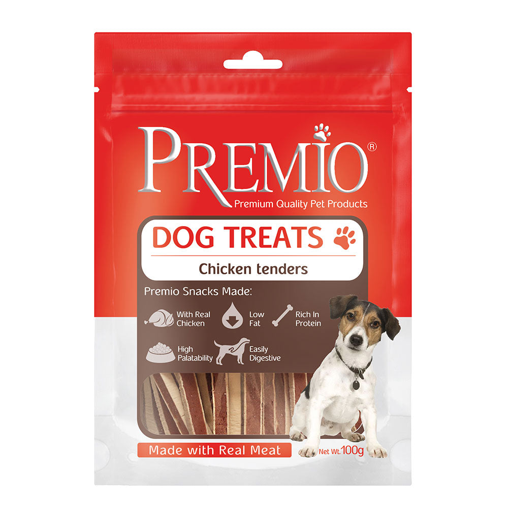 חטיף פרמיו לכלב עוף ודג זהבון 100 גרם