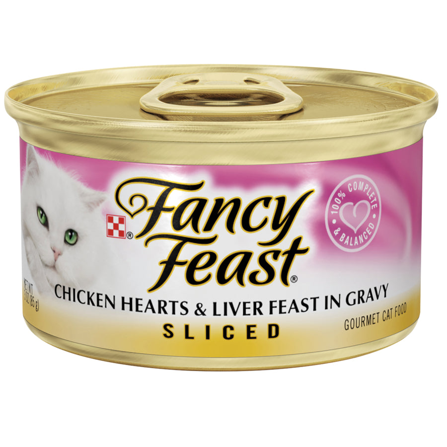 שימורי פנסי פיסט נתחי לבבות עוף וכבד ברוטב