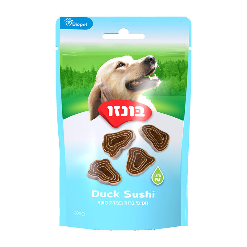 חטיף בונזו סושי ברווז 80 גרם