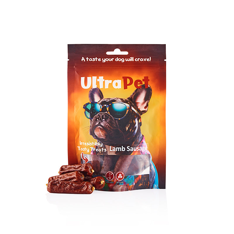 חטיפים לכלב נקניקיות כבש 80 גרם