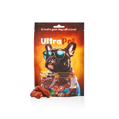 חטיפים לכלב מיני נקניקיות עוף 80 גרם