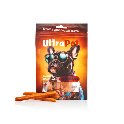 חטיפים לכלב רצועות סלמון 80 גרם