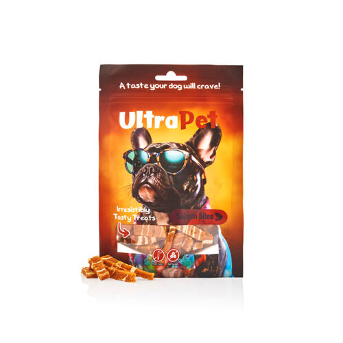 חטיפים לכלב נגיסי סלמון 80 גרם