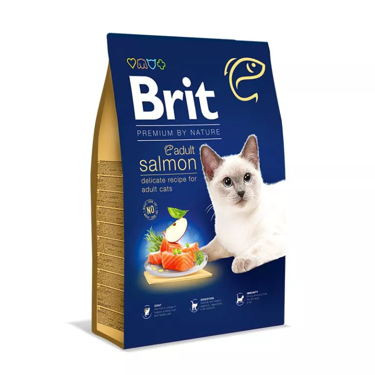 בריט חתול בוגר בטעם סלמון 1.5 ק"ג