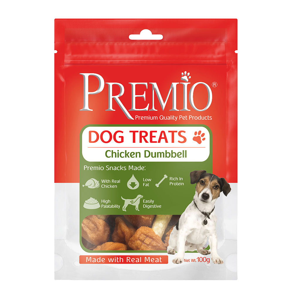 חטיף פרמיו לכלב משקולות עוף 100 גרם