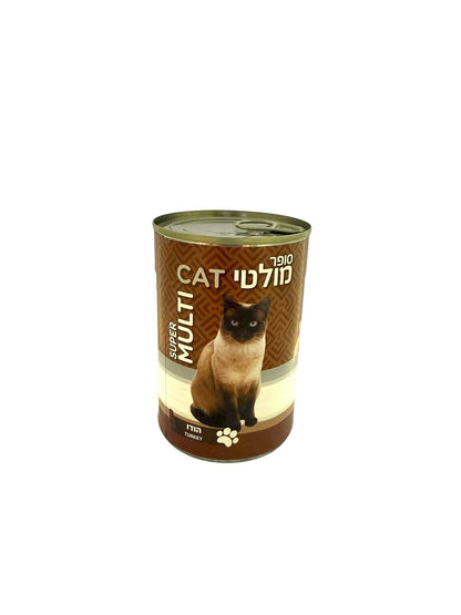 מזון לחתול מולטיקט פטה הודו