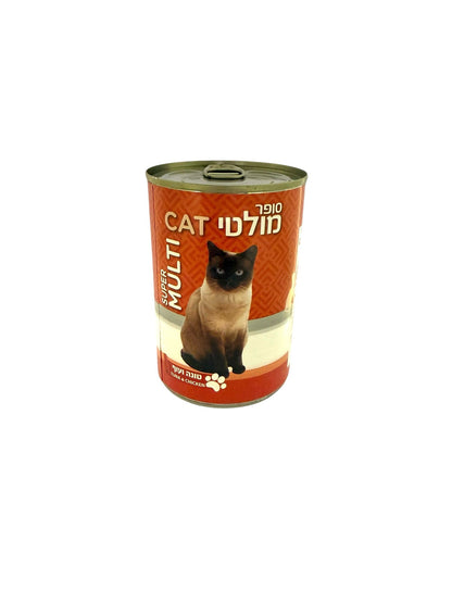 מזון רטוב לחתול מולטיקט פטה טונה ועוף