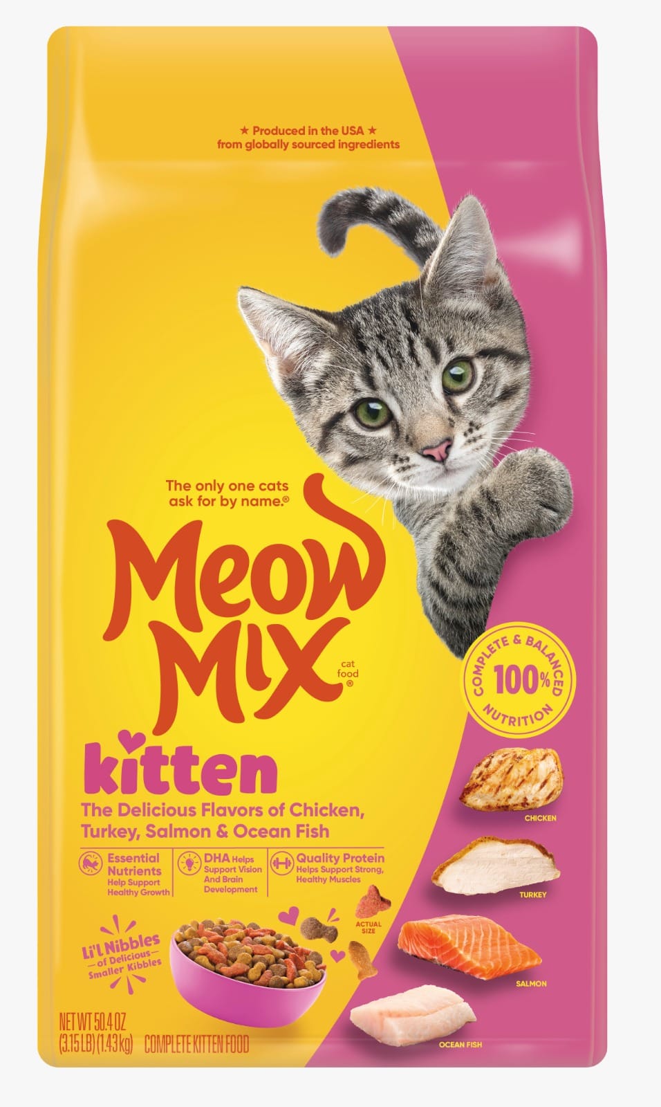 מיאו מיקס לגורי חתולים 1.43 ק’’ג