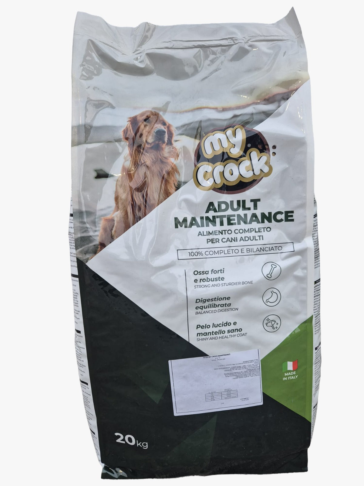 אוכל איטלקי משובח לכלב 20 ק"ג